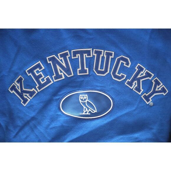 October's Very Own Men's Sz M Blue NCAA Kentucky Wildcats Pullover Hoodie - Picture 4 of 13